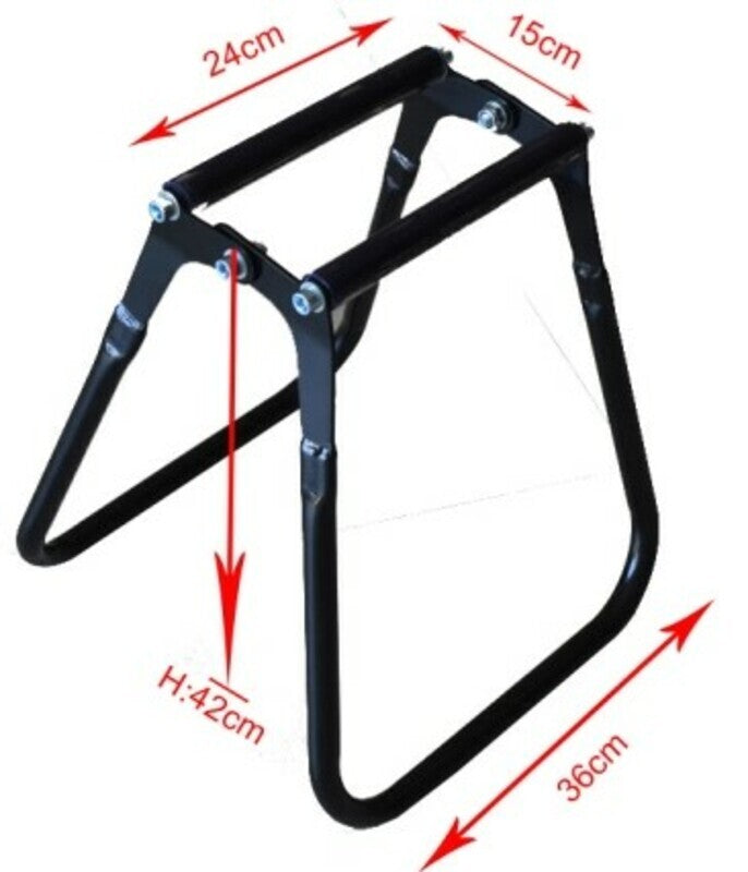 VECTOR Opvouwbare paddockstand Trial – Zwart