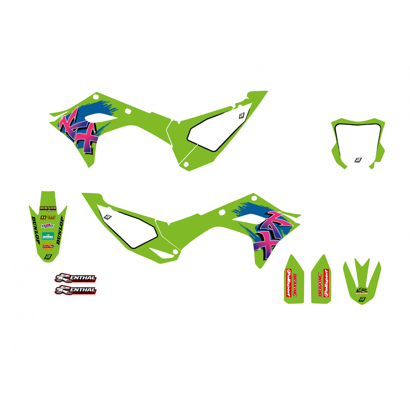 BLACKBIRD Retro Stickerset