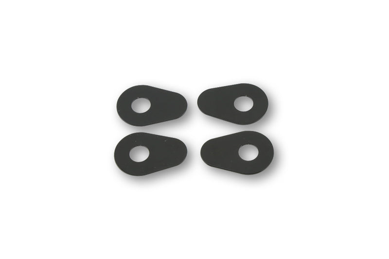 HIGHSIDER smart Mounting Plates Indy Spacer Black Aluminium, For Various Yamaha