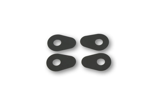 HIGHSIDER smart Mounting Plates Indy Spacer Black Aluminium, For Various Yamaha