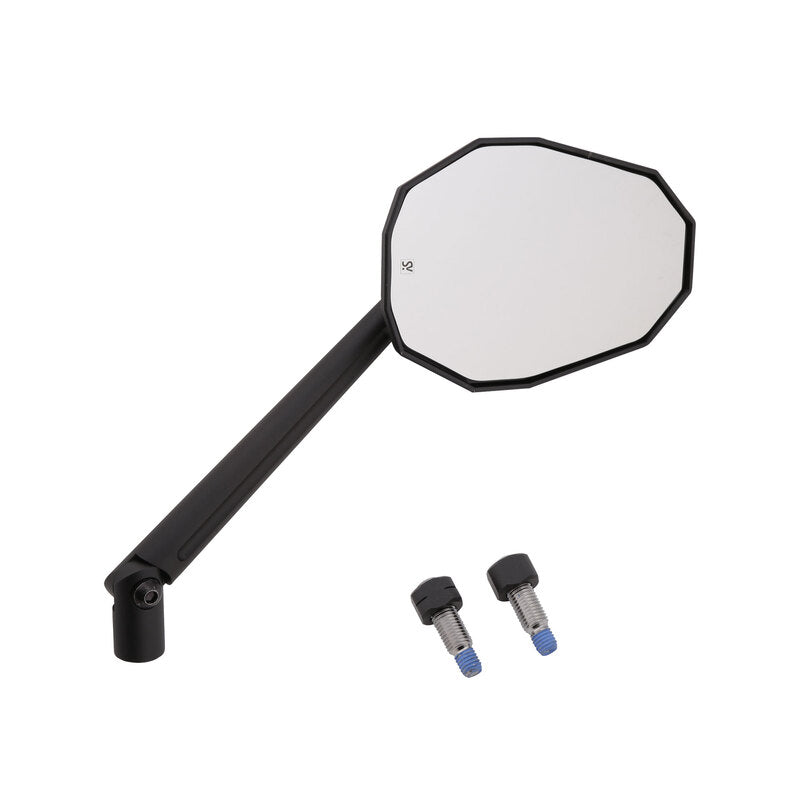 HIGHSIDER smart Handlebar Mirror Straight-XL Black (1pc)