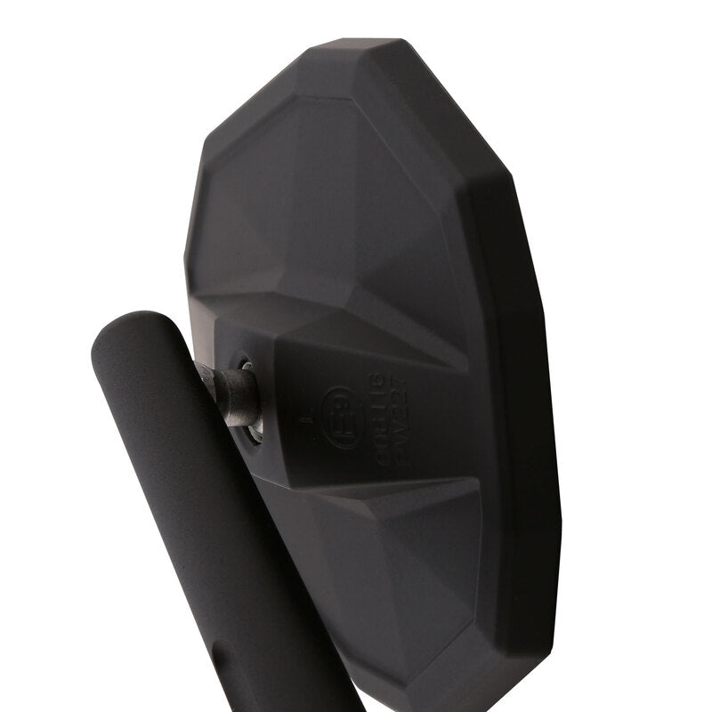 HIGHSIDER smart Handlebar Mirror Straight-XL Black (1pc)