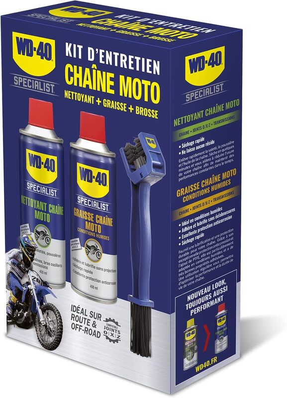 WD-40 Specialist Kettingonderhoudsset - Spray 400 ml - 2 stuks