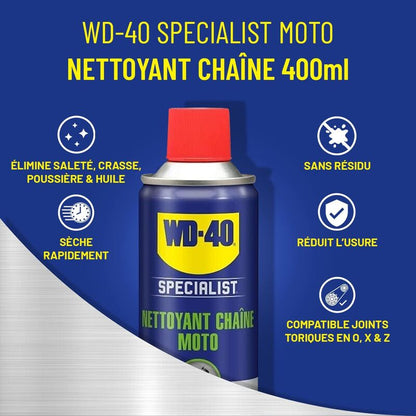 WD-40 Specialist Kettingonderhoudsset - Spray 400 ml - 2 stuks