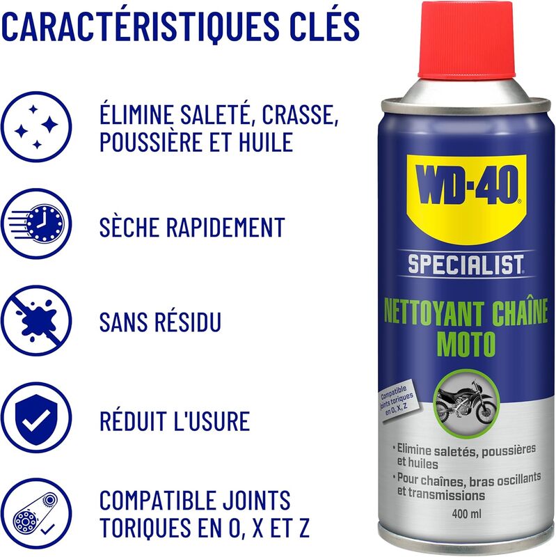 WD-40 Specialist Kettingonderhoudsset - Spray 400 ml - 2 stuks