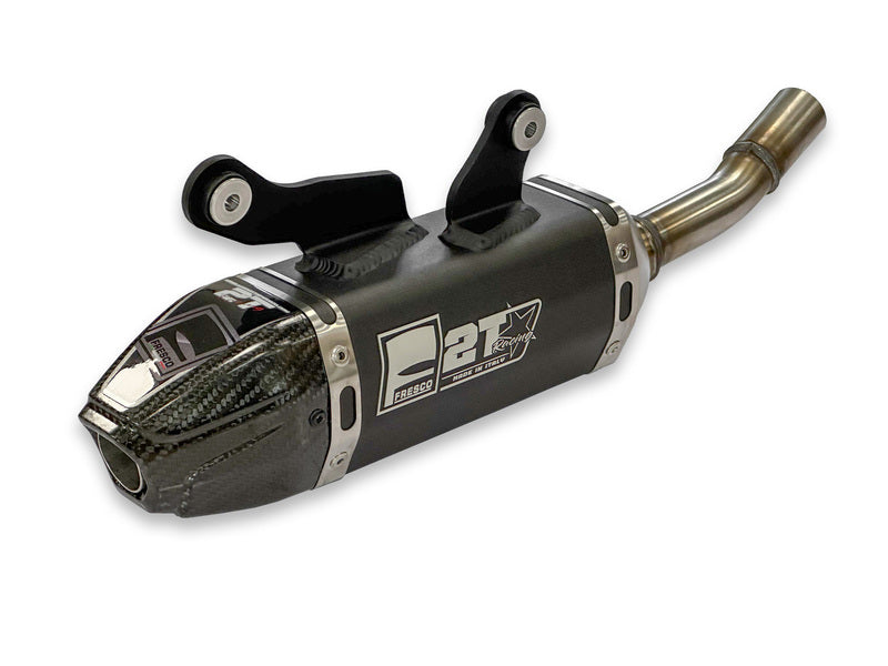 FRESCO Carby Einddemper zwart aluminium/carbon eindkap