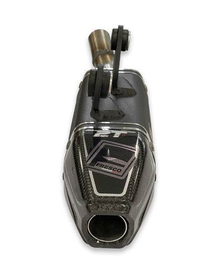 FRESCO Carby Einddemper zwart aluminium/carbon eindkap