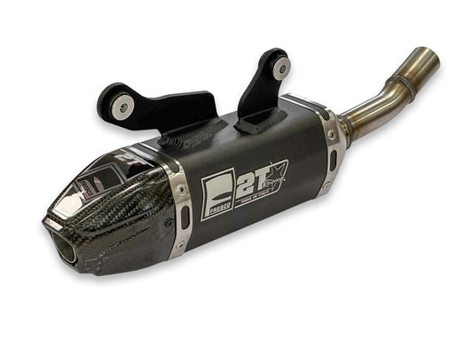 FRESCO Carby Einddemper zwart aluminium/carbon eindkap