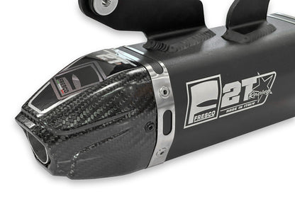 FRESCO Carby Einddemper zwart aluminium/carbon eindkap