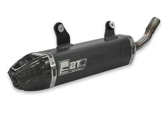 FRESCO Carby Einddemper zwart aluminium/carbon eindkap