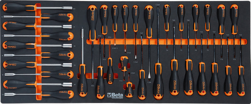 BETA Mobile Gereedschapswagen met 9 laden + 716 gereedschappe
