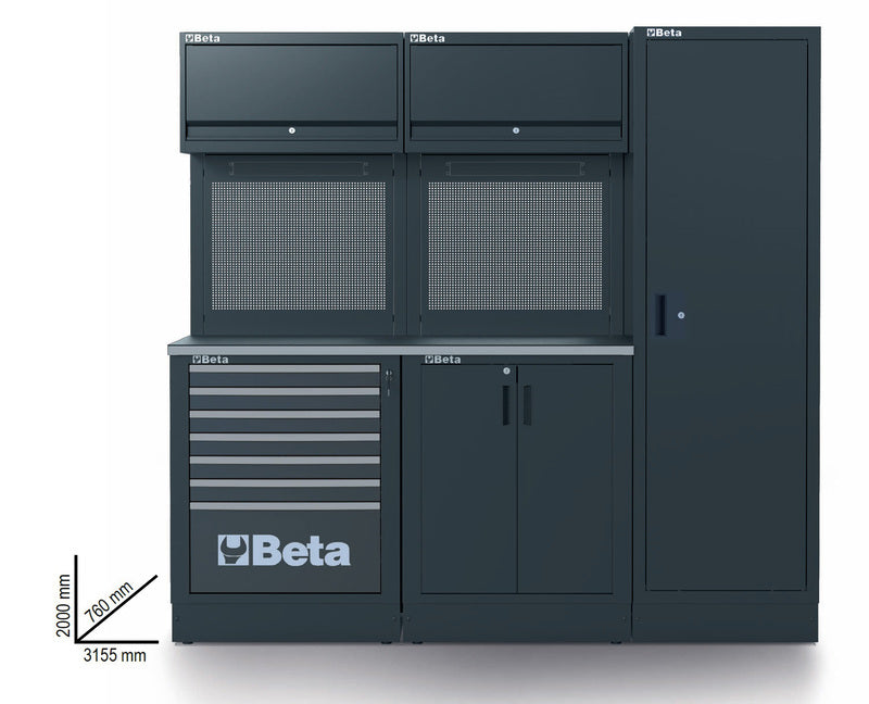 BETA RSC50 2.0 werkplaatsuitrusting-combinatie – 223 gereedschappen