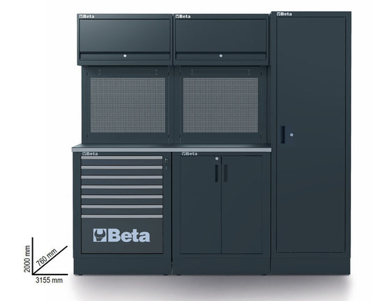 BETA RSC50 2.0 werkplaatsuitrusting-combinatie – 223 gereedschappen