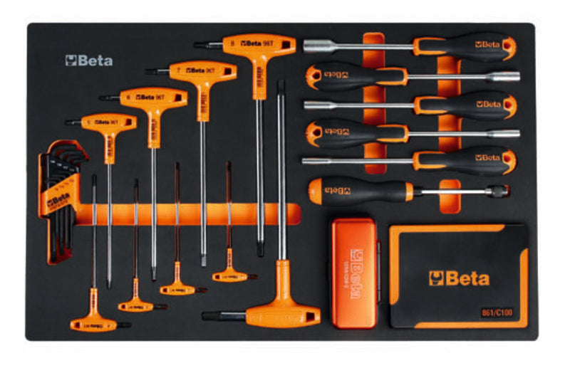 BETA RSC24/8 Gereedschapswagen met 8 laden + assortiment van 445 gereedschappen