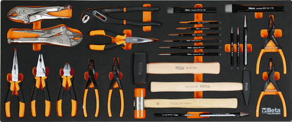 BETA RSC24AXLP/7 Gereedschapswagen met 7 laden + assortiment van 418 gereedschappen