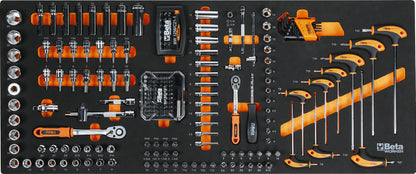 BETA RSC24AXLP/7 Gereedschapswagen met 7 laden + assortiment van 418 gereedschappen
