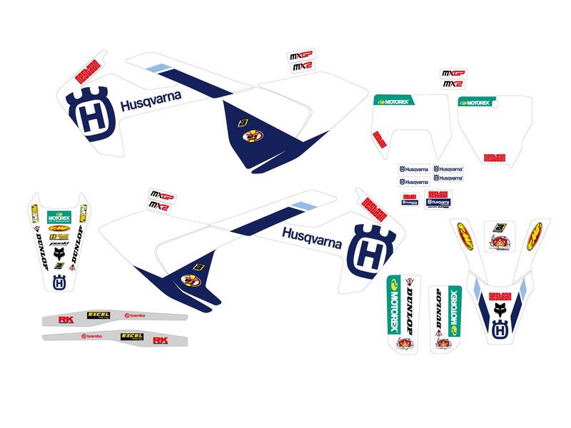 BLACKBIRD Replica Complete Graphic Kit