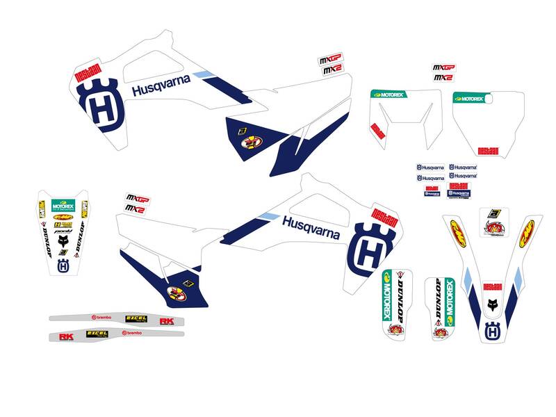 BLACKBIRD Replica Complete Graphic Kit