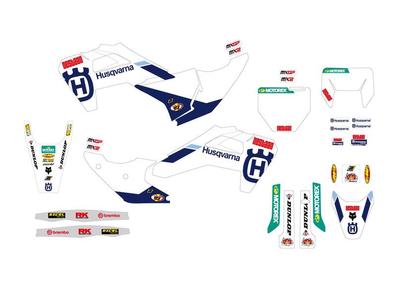 BLACKBIRD Replica Complete Graphic Kit