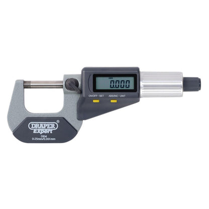 DRAPER Expert Digital External Micrometer - 0-25mm
