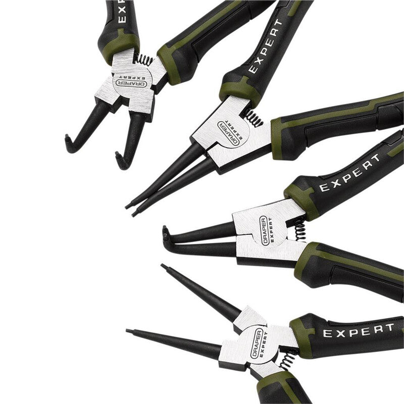DRAPER Borgringtangenset - 180 mm - 4 stuks