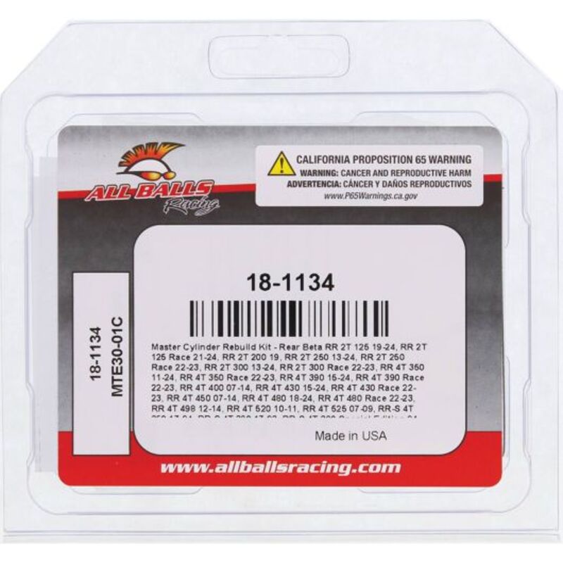 ALL BALLS Reparatiekit hoofdremcilinder