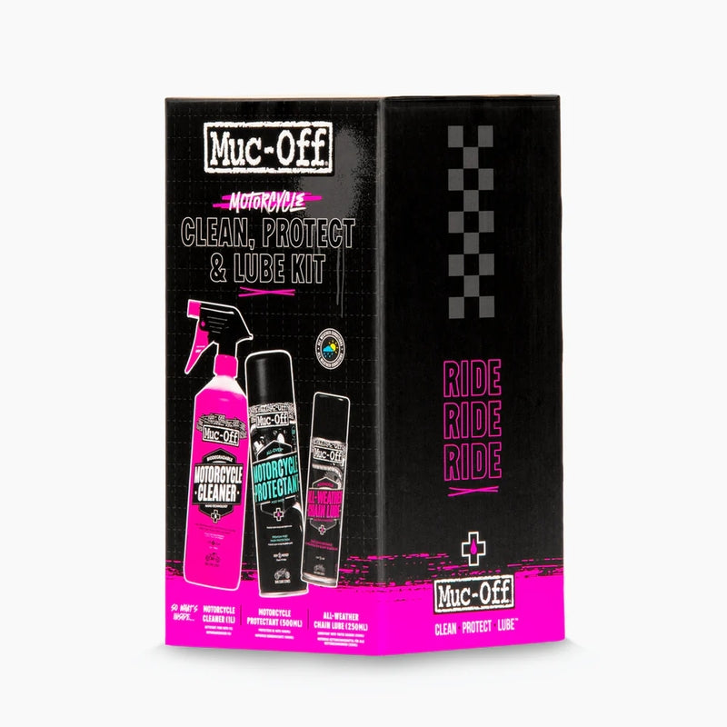 MUC-OFF Clean, Protect & Lube Motorfiets onderhoudsset