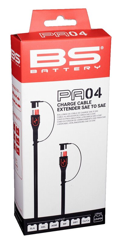 BS BATTERY Charge Cable Extender PA04 - SAE To SAE