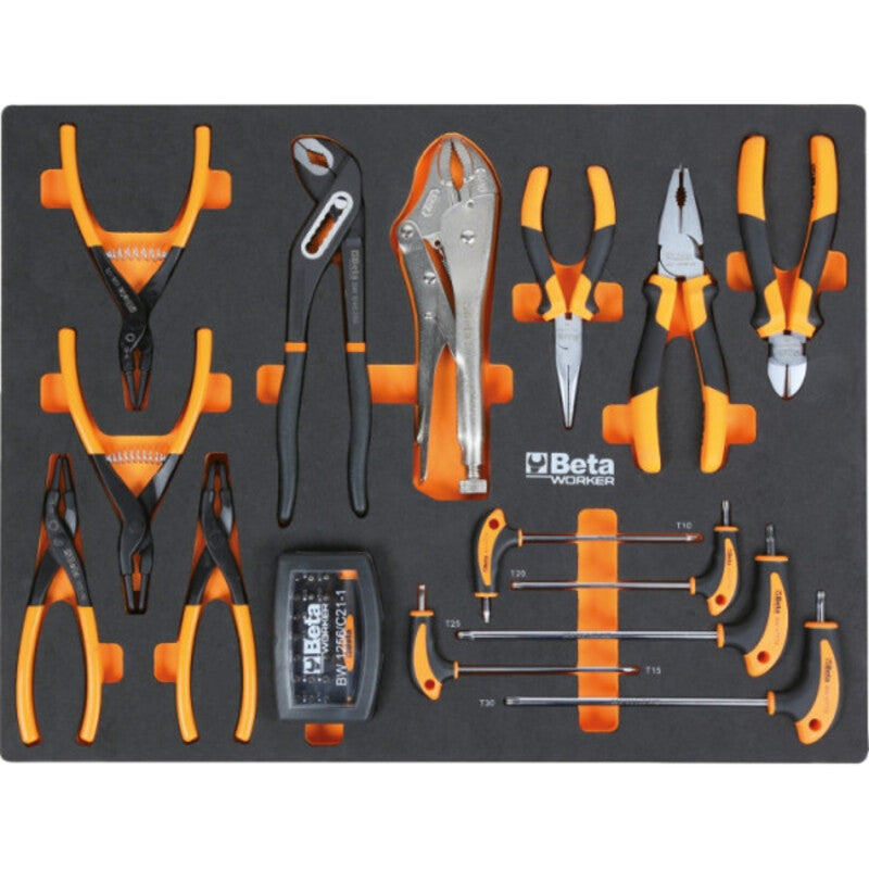 Werkplaatsinrichting C45PRO 2.0 X met assortiment van 268 universele gereedschappen