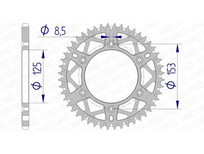 AFAM Aluminium Standard Rear Sprocket - 520