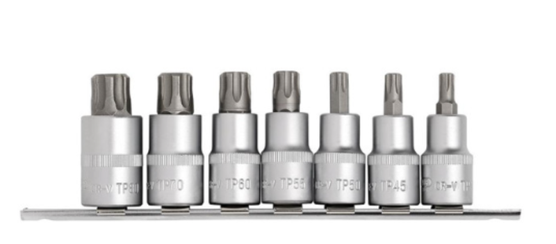 DRAPER Expert TX-STAR Plus Torx Dopsleutelbitset 1/2" – 7 stuks