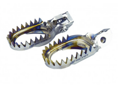 SCAR Anti-Mud Footpegs Titanium