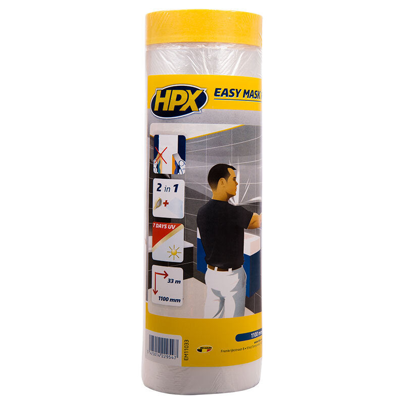 HPX Easy Mask Fine Line Masking Tape - 550 X 33mm