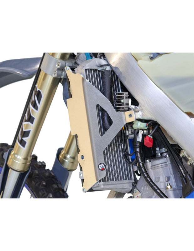 AXP Hard Enduro Radiatorbeschermers – HDPE 8 mm – Zwart