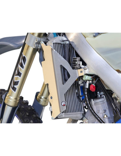 AXP Hard Enduro Radiatorbeschermers – HDPE 8 mm – Zwart