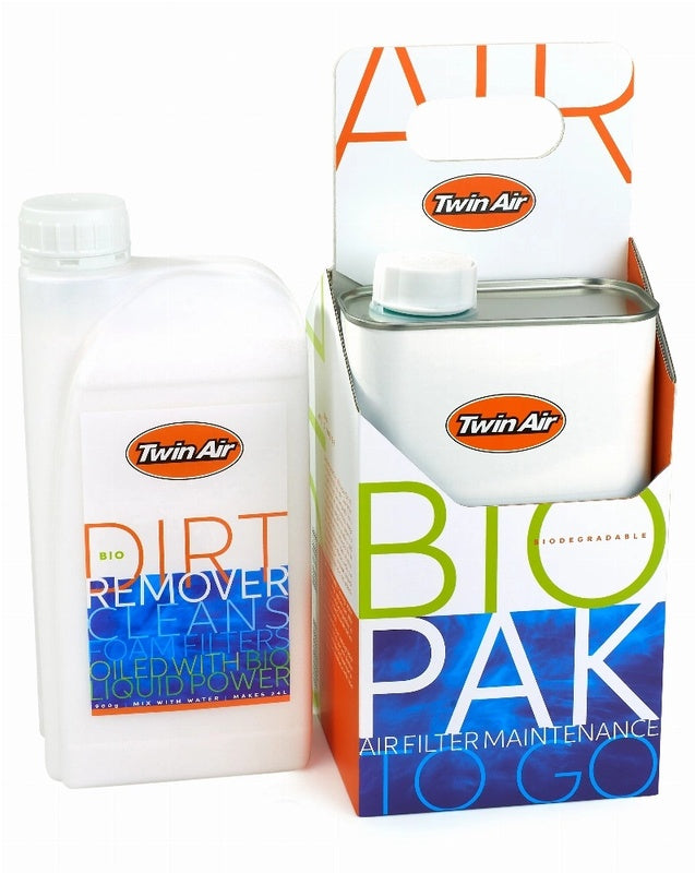 TWIN AIR BioPak Luchtfilterolie en reiniger pack - 4 x 1 L + 4 x 900 g