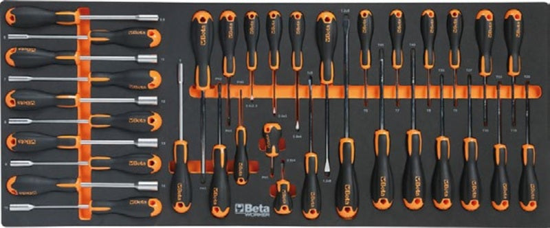 BETA Gereedschapswagen XL met 7 laden + assortiment 418 gereedschappen