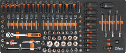 BETA Gereedschapswagen XL met 7 laden + assortiment 418 gereedschappen