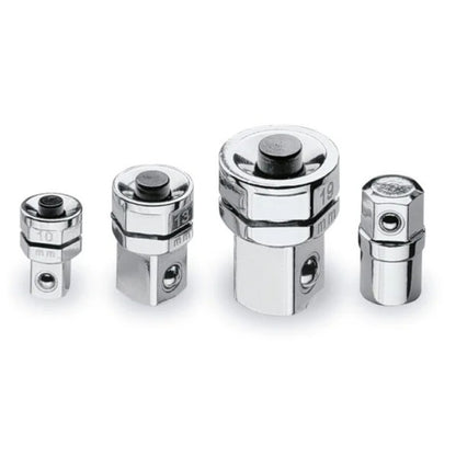 BETA 123/K4 Set adapters voor ringratelsleutels: 1 bit adapter 3 dopsleutelhouders