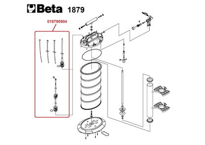 BETA Hand/lucht bediende vloeistof afzuigapparaat