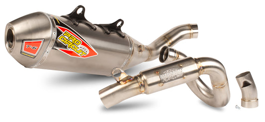 PRO CIRCUIT T-6 Full Exhaust System - Stainless Steel/Titanium Triumph 450-C/RC 2026