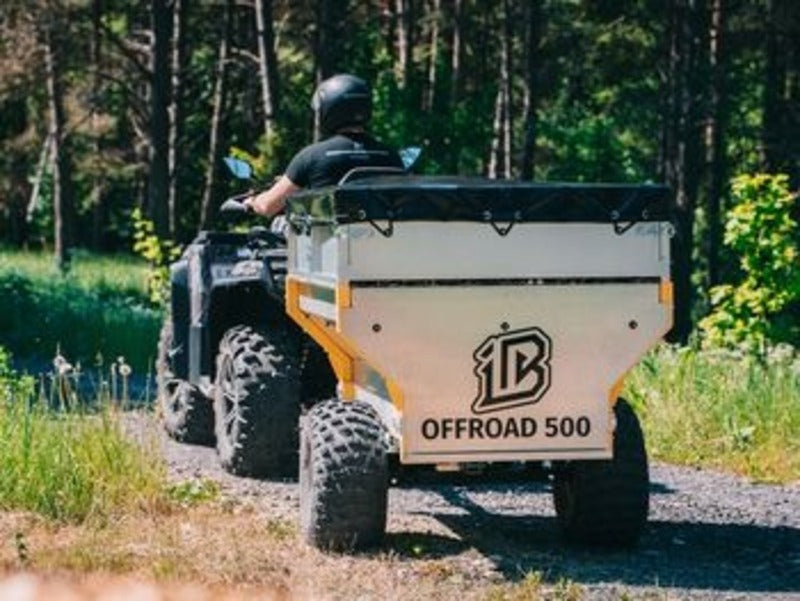 IRON BALTIC PVC-afdekking voor aanhanger Offroad 500