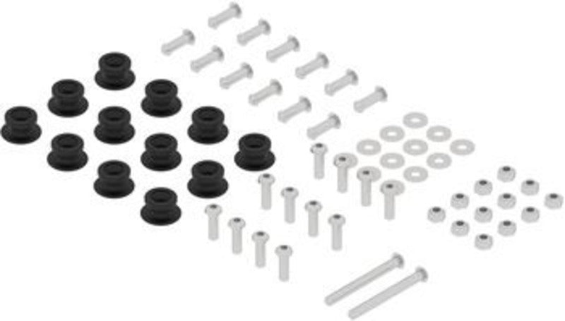 IRON BALTIC set koord en ogen voor PVC-hoes voor aanhanger Offroad 500