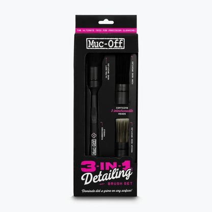 MUC-OFF 3 in 1 Detailing Brush Set