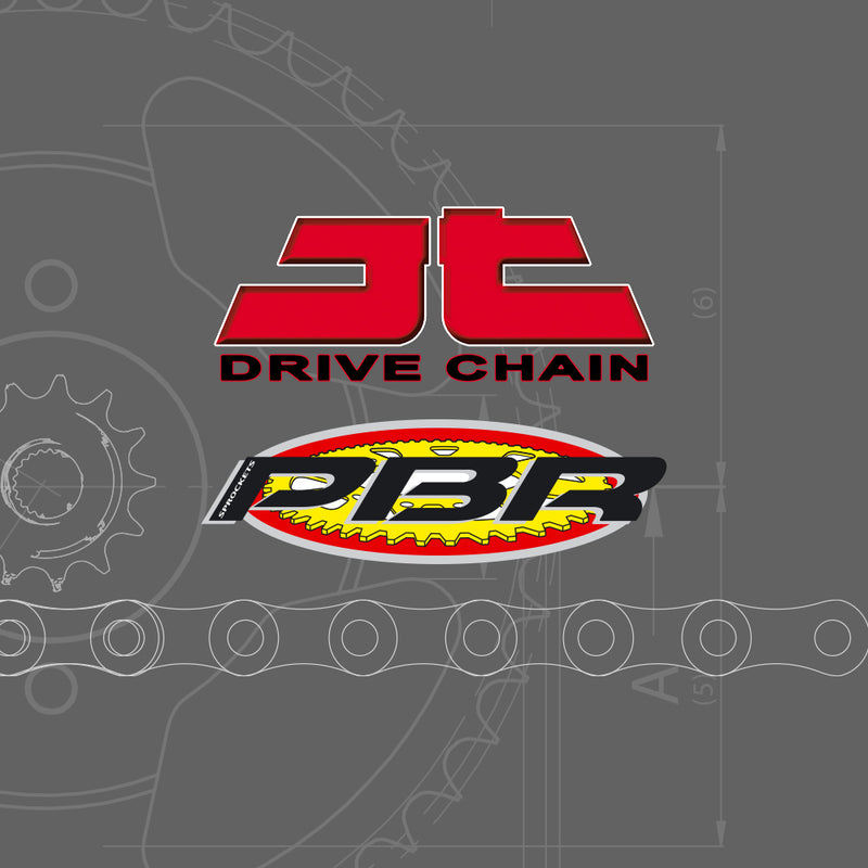 JT/PBR Chain Kit 520HDS 12/48 Standard - Ultra-Light Rear Sprocket