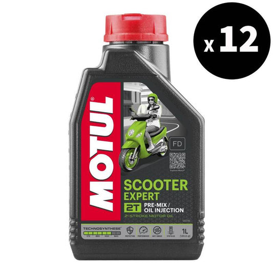 MOTUL Scooter Expert 2T Motor Oil - 1L x12 