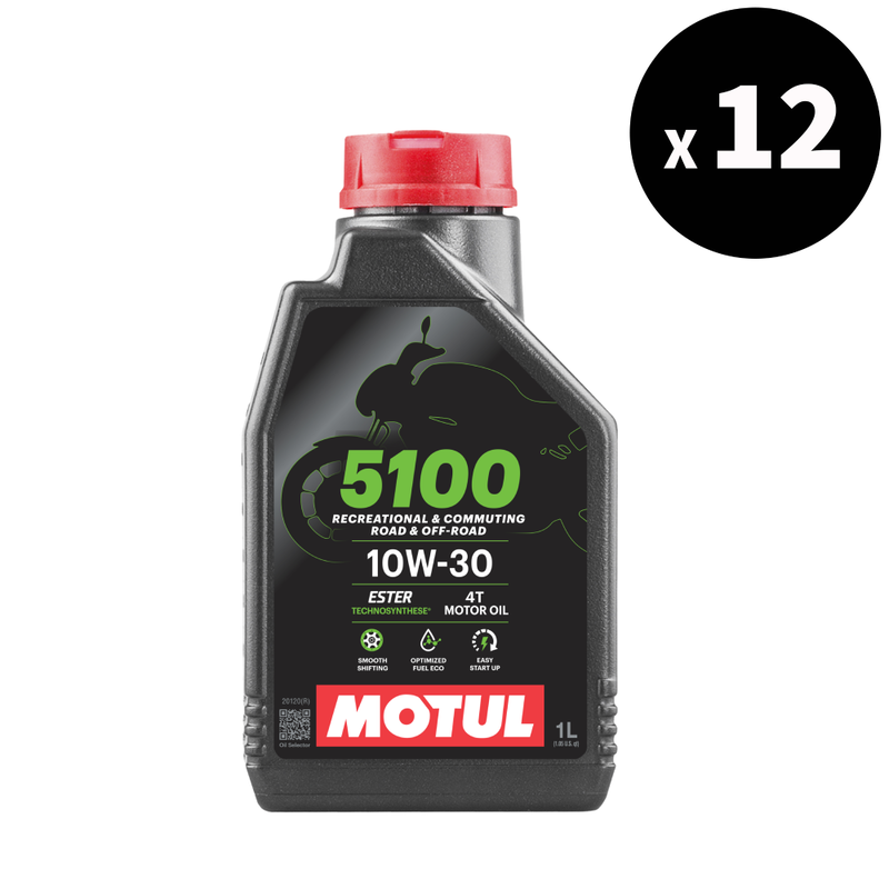 MOTUL 5100 4T Motor Oil - 10W30 1L x12