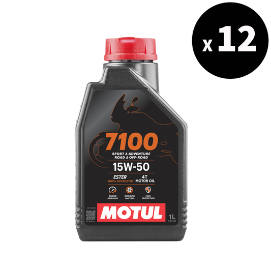 MOTUL 7100 4T Motor Oil - 15W50 1L x12