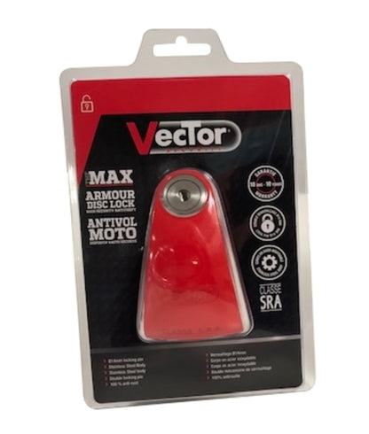 VECTOR The Max Armour Disc Lock - Ø14mm - SRA Certified - 10 pcs