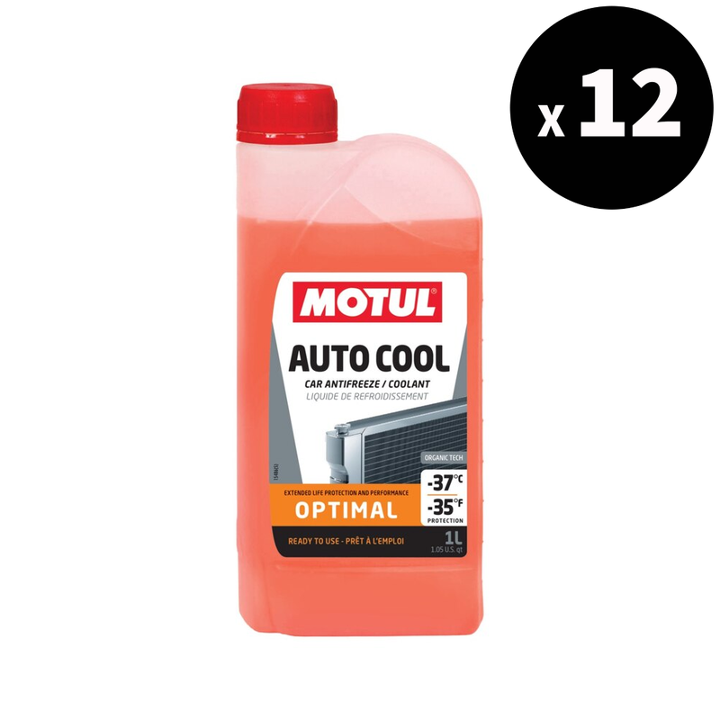 MOTUL Autocool Optimal -37°C Coolant - 12x1L